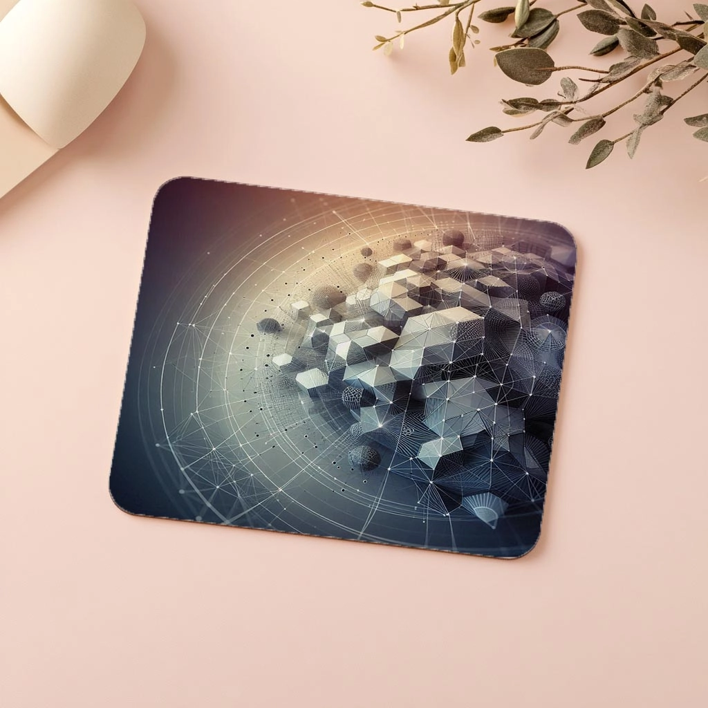 Wireframe%20Tarzı%203D%20Geometrik%20Mousepad%20-%2019x23%20cm%202%20mm%20Dikdörtgen%20İthal%20Baskılı%20Mouse%20Pad