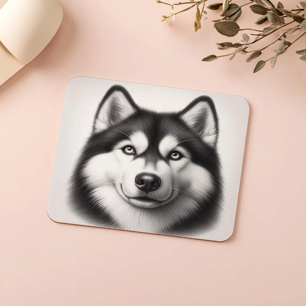 Gri%20Zeminli%20Sibirya%20Kurdu%20El%20Çizimi%20Mousepad%20-%2019x23%20cm%202%20mm%20Dikdörtgen%20İthal%20Baskılı%20Mouse%20Pad