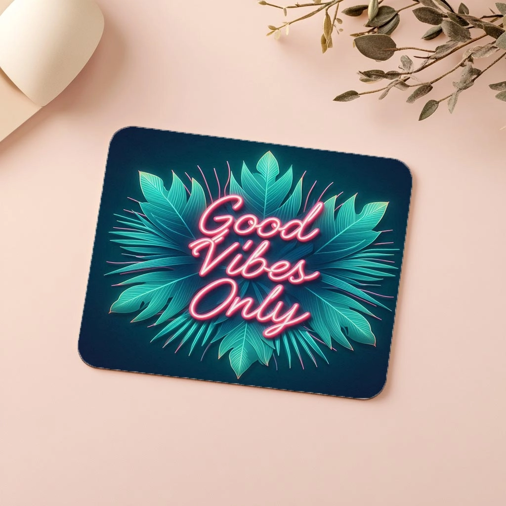 Good%20Vibes%20Only%20Yazılı%20Tropikal%20Neon%20Mousepad%20-%2019x23%20cm%202%20mm%20Dikdörtgen%20İthal%20Baskılı%20Mouse%20Pad