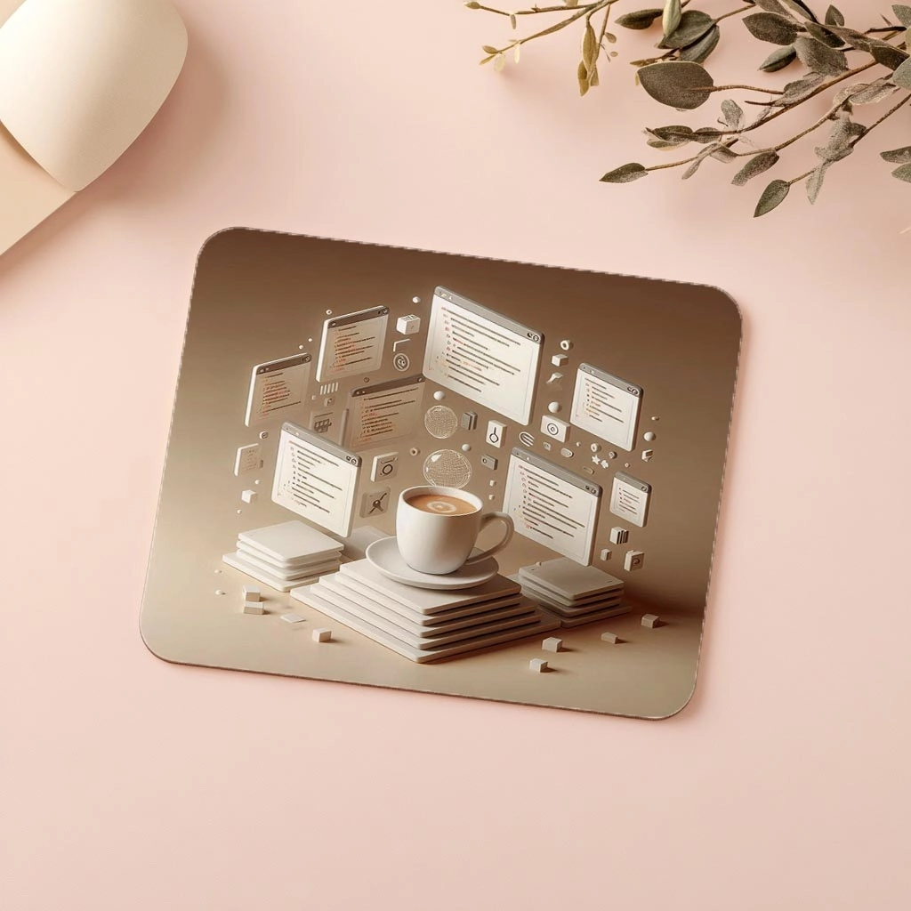 Sade%20Çizgilerle%20Kod%20&%20Kahve%20Mouse%20Pad%20Tasarımı%20-%2019x23%20cm%202%20mm%20Dikdörtgen%20İthal%20Baskılı%20Mouse%20Pad