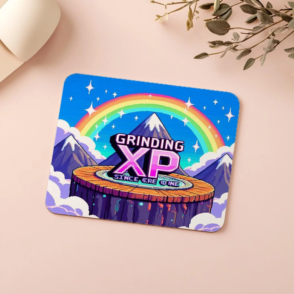 Grinding%20XP%20Yazılı%20Retro%20Piksel%20Mousepad%20-%2019x23%20cm%202%20mm%20Dikdörtgen%20İthal%20Baskılı%20Mouse%20Pad