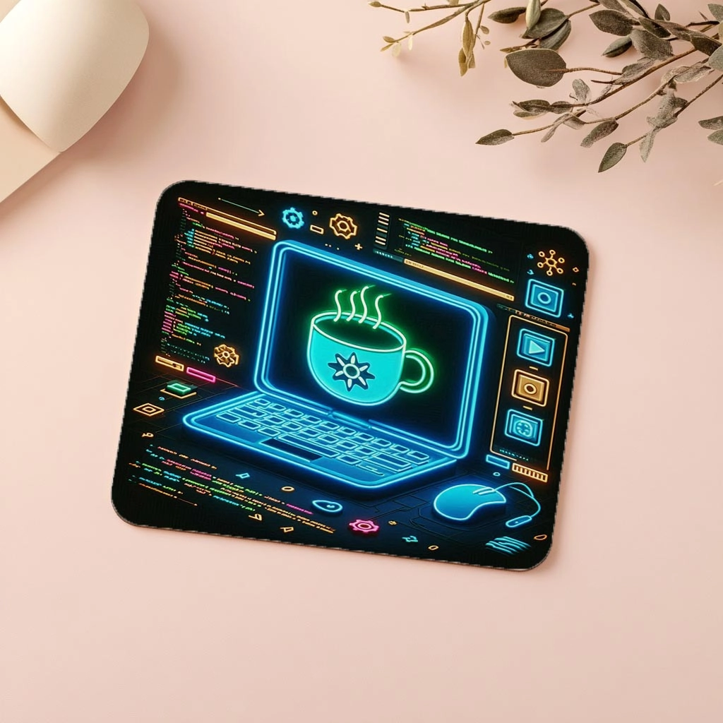 Neon%20Kahve%20Simgeli%20Karanlık%20Mousepad%20-%2019x23%20cm%202%20mm%20Dikdörtgen%20İthal%20Baskılı%20Mouse%20Pad