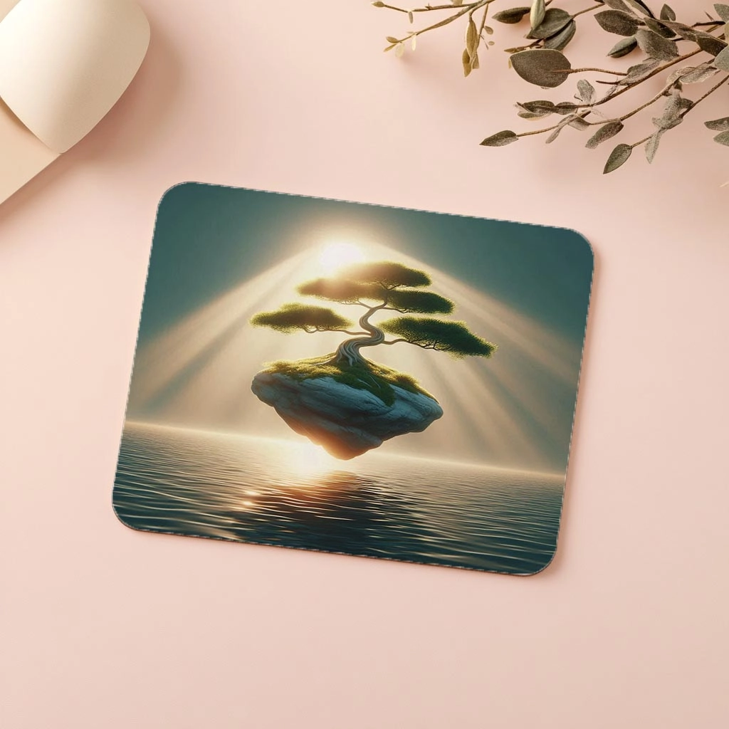 Kayalık%20Üzerinde%20Bonsai%203D%20Mouse%20Pad%20-%2019x23%20cm%202%20mm%20Dikdörtgen%20İthal%20Baskılı%20Mouse%20Pad