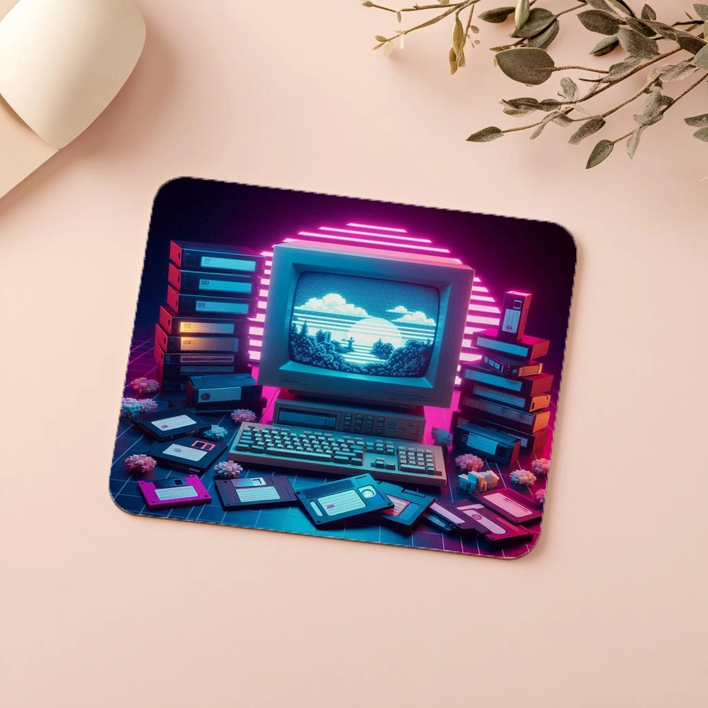 Glowing%20Floppy%20&%20Monitor%20Mousepad%20Tasarımı%20-%2019x23%20cm%202%20mm%20Dikdörtgen%20İthal%20Baskılı%20Mouse%20Pad