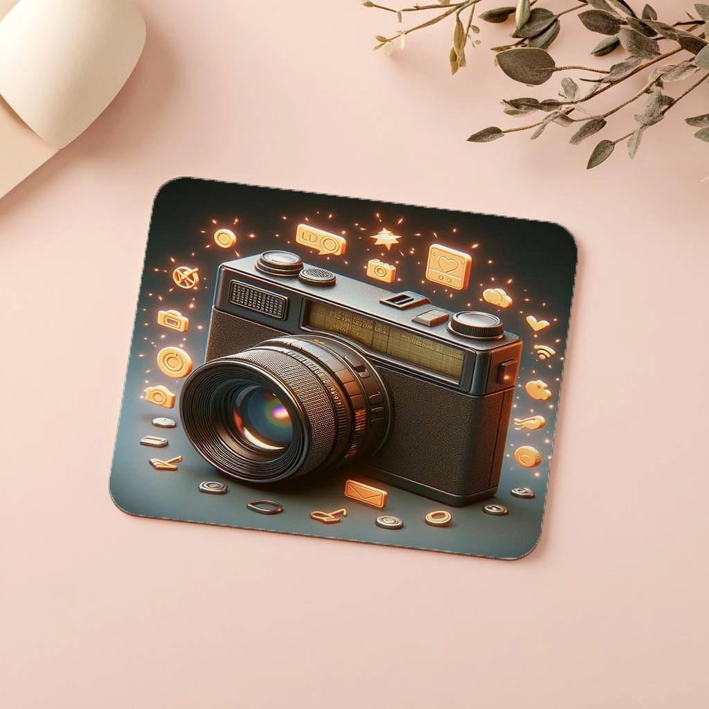 Retro%20Icons’larla%20Fotoğraf%20Temalı%20Mouse%20Pad%20-%2019x23%20cm%202%20mm%20Dikdörtgen%20İthal%20Baskılı%20Mouse%20Pad