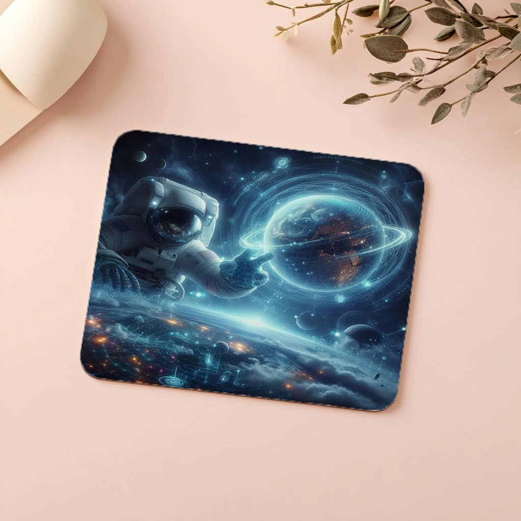 Teknolojik%20Evren%20ve%20Astronot%20Mouse%20Pad%20-%2019x23%20cm%202%20mm%20Dikdörtgen%20İthal%20Baskılı%20Mouse%20Pad