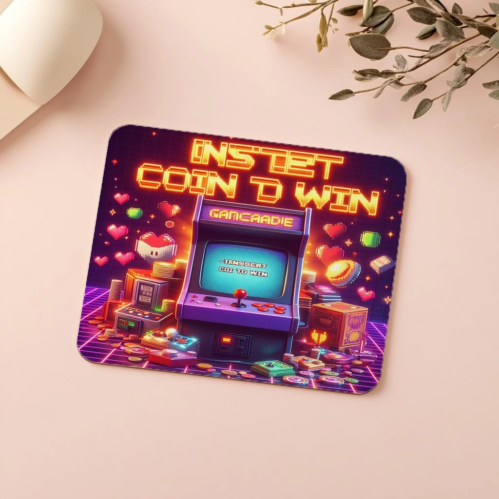 Joystick%20ve%20Pixel%20Temalı%20Renkli%20Mouse%20Pad%20-%2019x23%20cm%202%20mm%20Dikdörtgen%20İthal%20Baskılı%20Mouse%20Pad