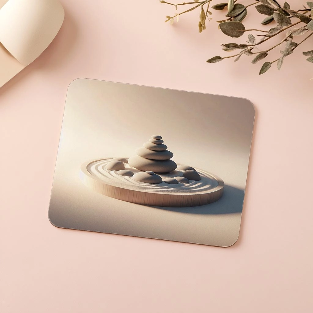 Beyaz%20Kum%20Üzerinde%20Zen%20Taşları%20Mousepad%20-%2019x23%20cm%202%20mm%20Dikdörtgen%20İthal%20Baskılı%20Mouse%20Pad