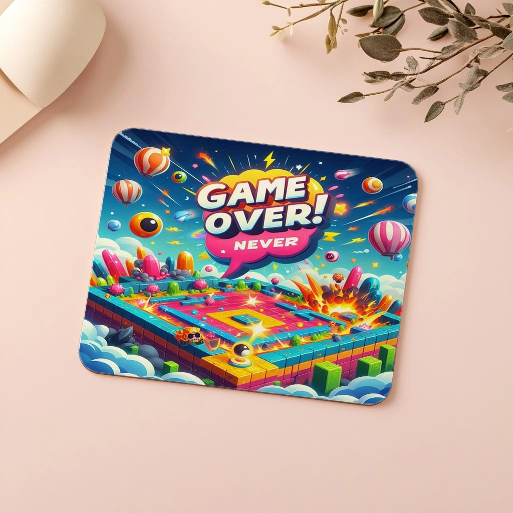 Game%20Over%20Never%20Yazılı%20Karikatür%20Stil%20Mousepad%20-%2019x23%20cm%202%20mm%20Dikdörtgen%20İthal%20Baskılı%20Mouse%20Pad