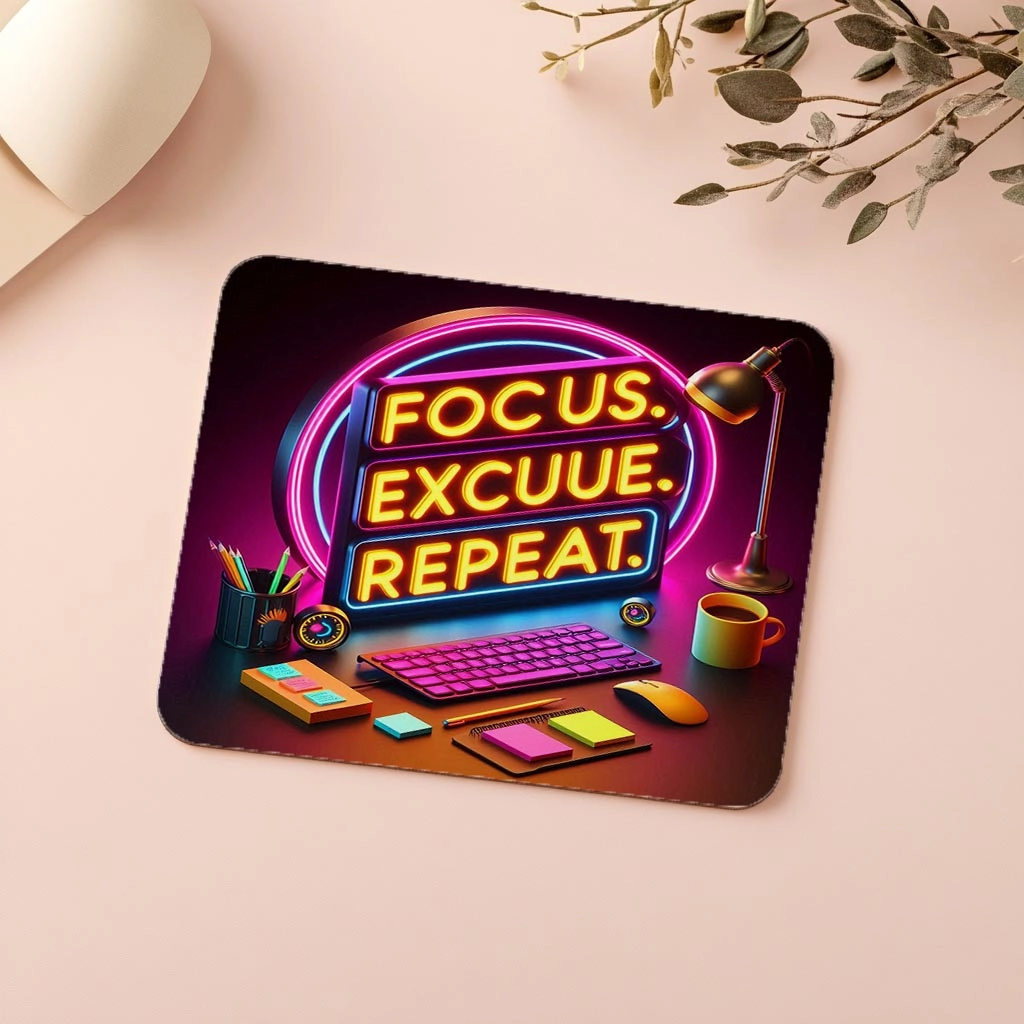 Parlak%20Desenli%20Ofis%20Mousepad%20–%20Focus%20Repeat%20Sloganlı%20-%2019x23%20cm%202%20mm%20Dikdörtgen%20İthal%20Baskılı%20Mouse%20Pad