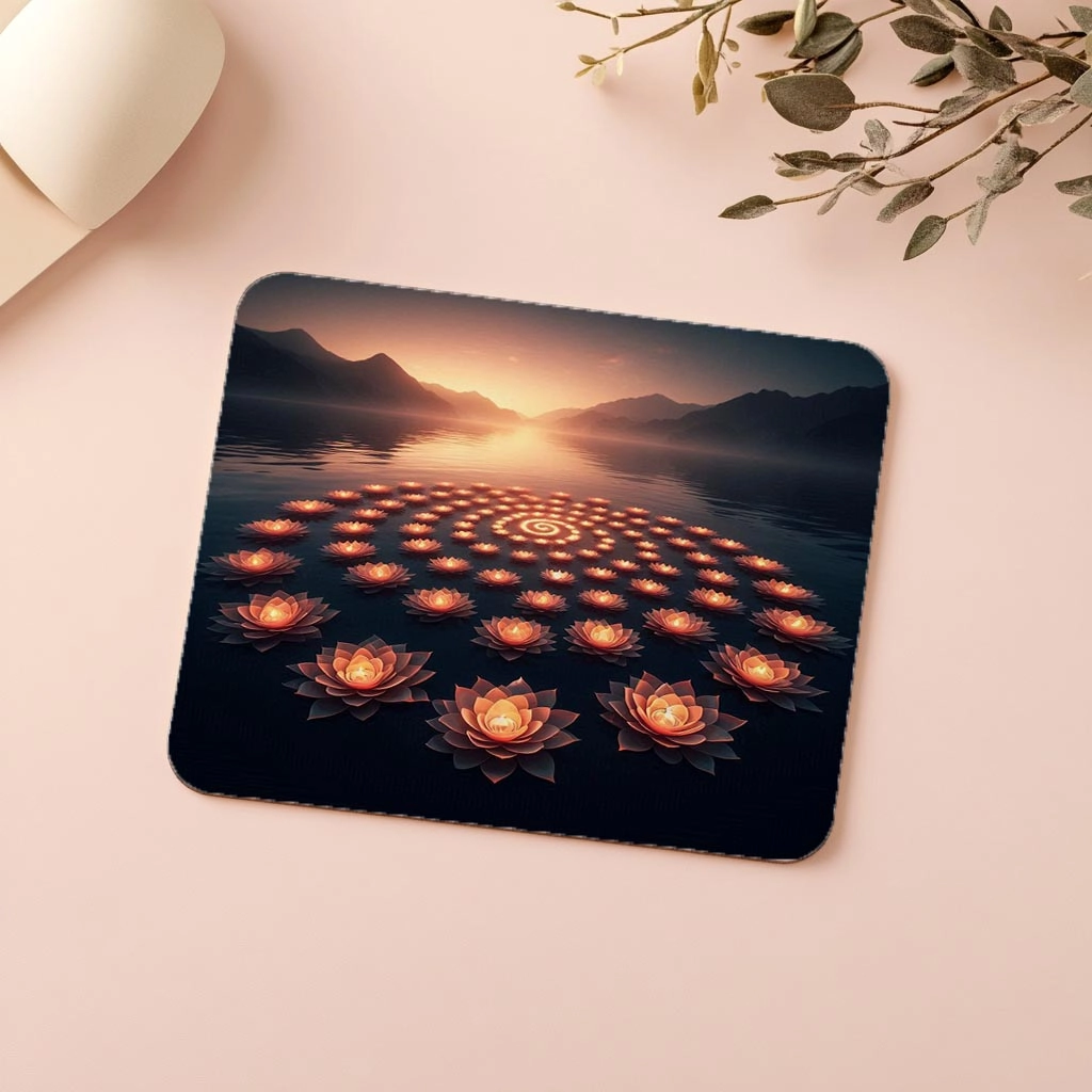 Çiçekle%20Kurulan%20Simetri%20Mouse%20Pad%20-%2019x23%20cm%202%20mm%20Dikdörtgen%20İthal%20Baskılı%20Mouse%20Pad