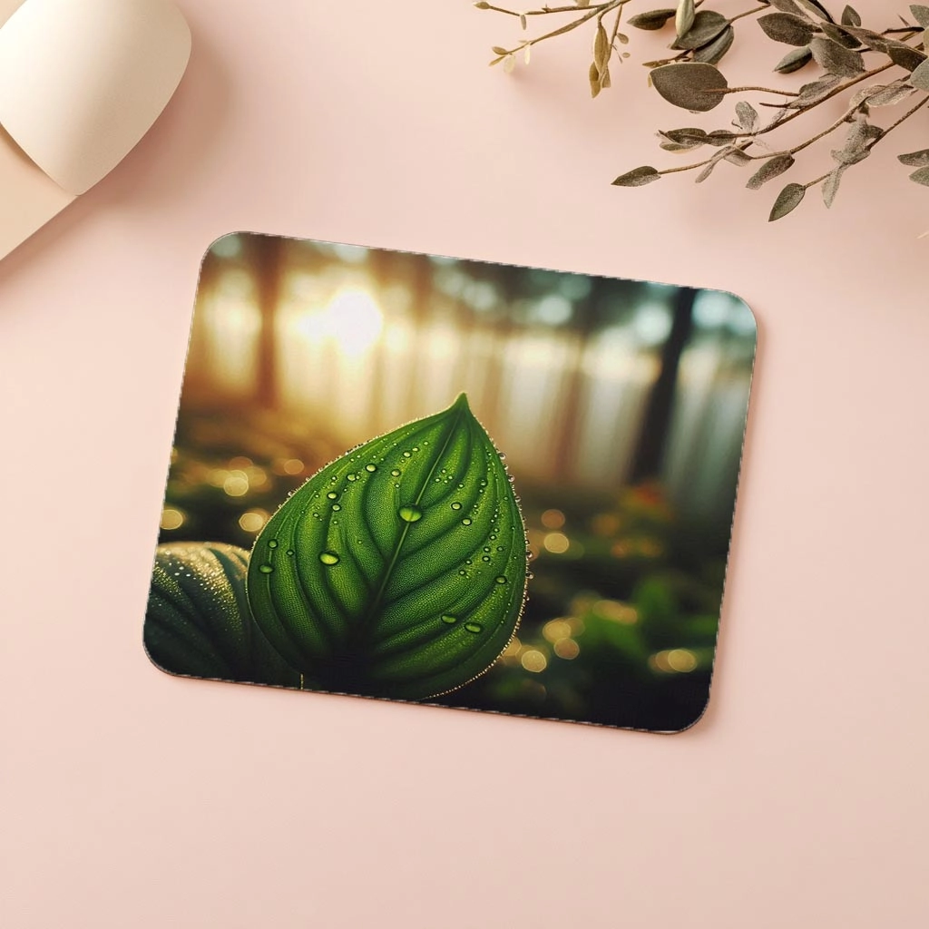 Çiy%20Damlalı%20Yaprak%20Üzeri%20Mousepad%20-%2019x23%20cm%202%20mm%20Dikdörtgen%20İthal%20Baskılı%20Mouse%20Pad