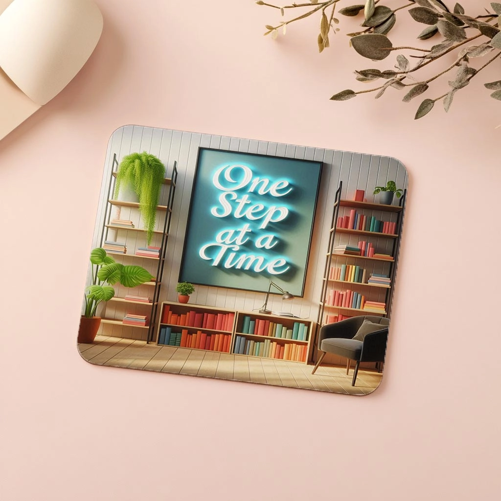 One%20Step%20At%20A%20Time%20Sözlü%20Mousepad%20–%20Hedef%20Odaklı%20-%2019x23%20cm%202%20mm%20Dikdörtgen%20İthal%20Baskılı%20Mouse%20Pad