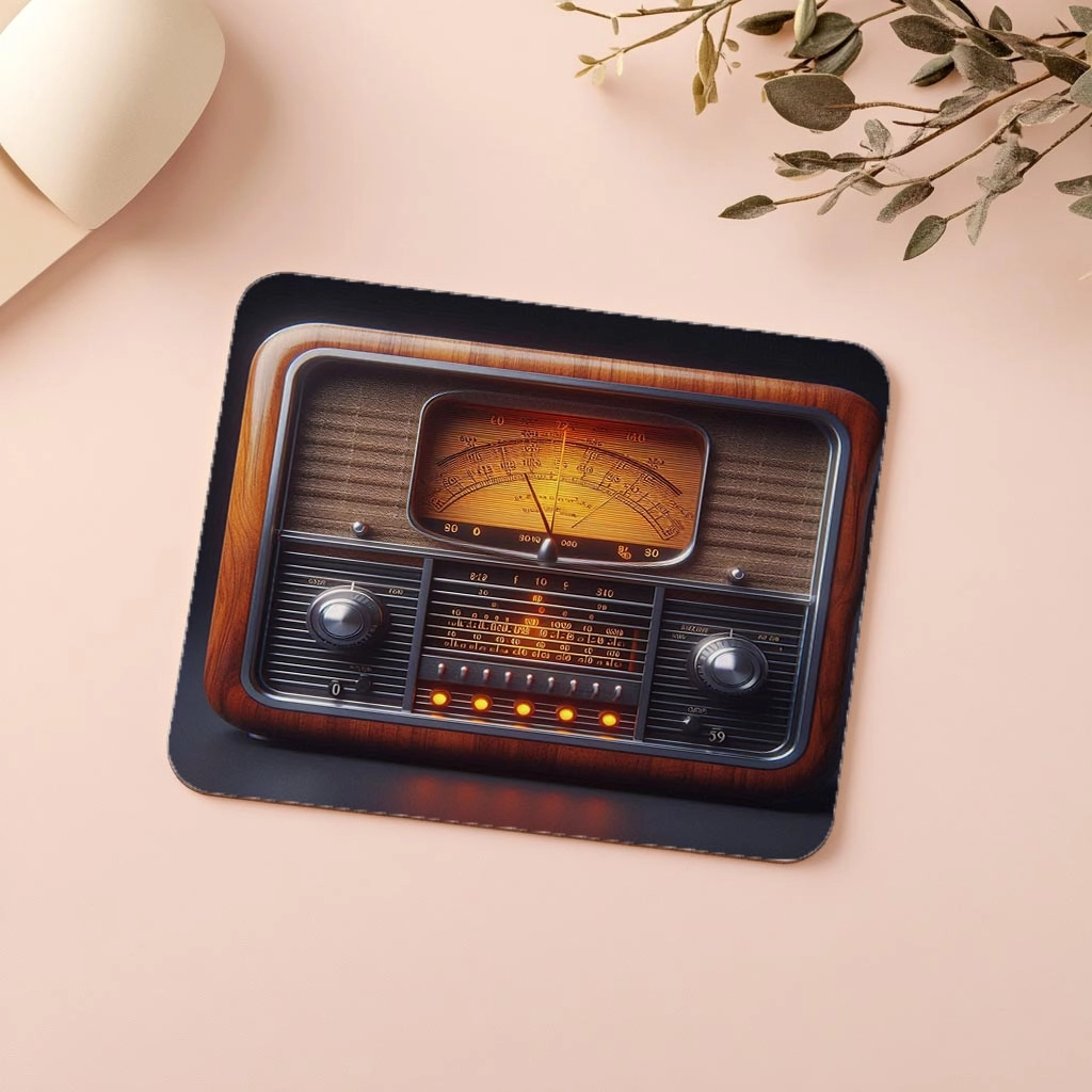 Vintage%20Dial%20Temalı%20Radyo%20Tasarımlı%20Mousepad%20-%2019x23%20cm%202%20mm%20Dikdörtgen%20İthal%20Baskılı%20Mouse%20Pad