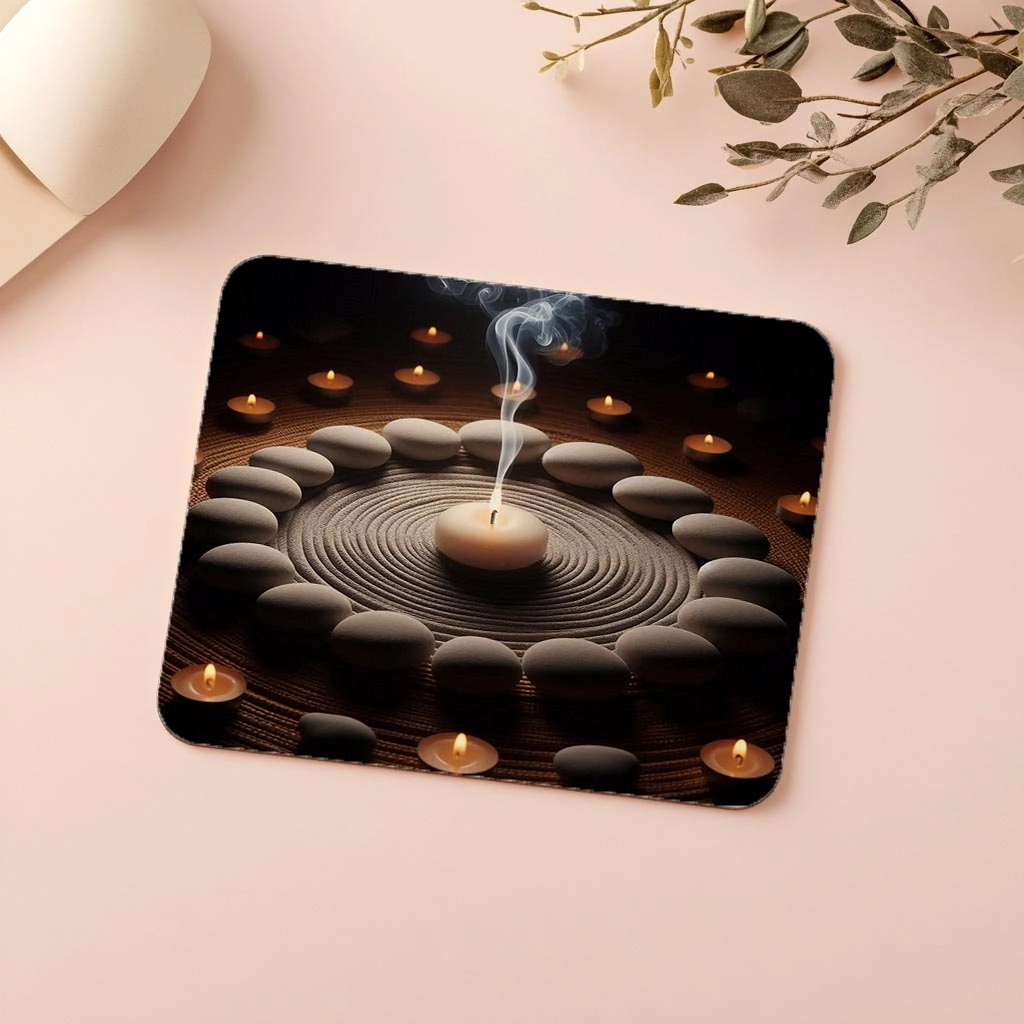 Karanlık%20Fon%20Üzerinde%20Zen%20Tütsü%20Mouse%20Pad%20-%2019x23%20cm%202%20mm%20Dikdörtgen%20İthal%20Baskılı%20Mouse%20Pad