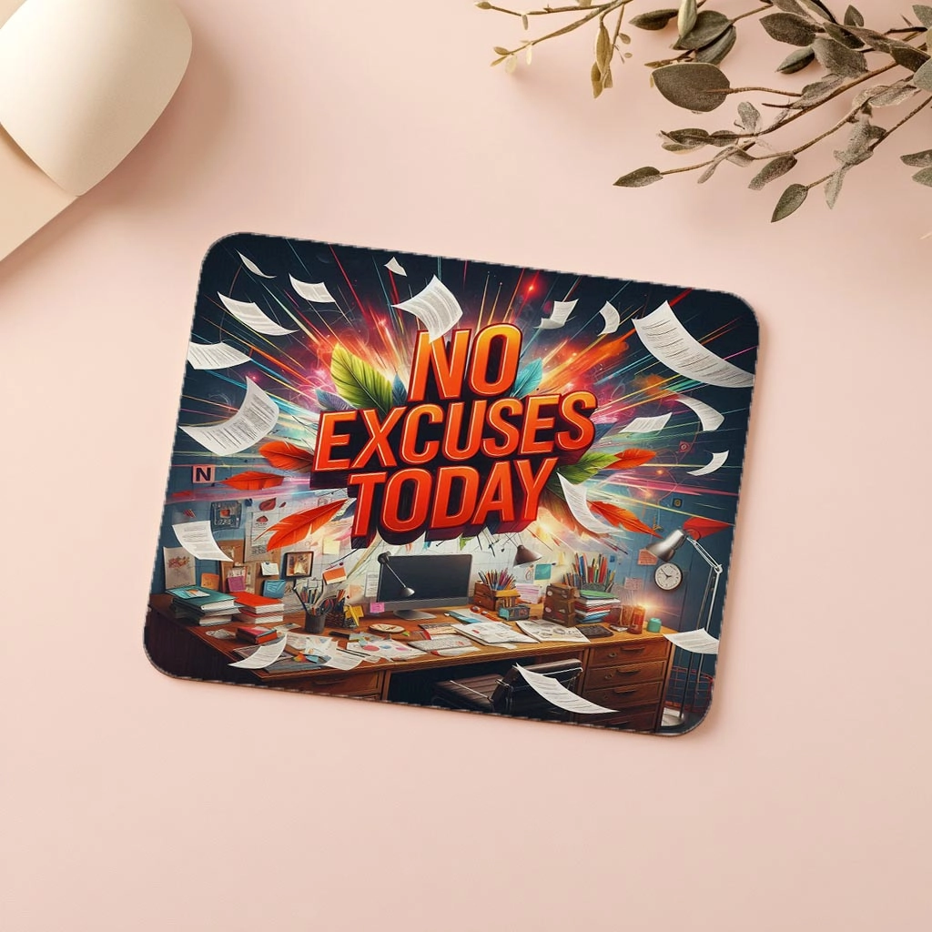 No%20Excuses%20Today%20Yazılı%20Mousepad%20–%20Bahane%20Yok!%20-%2019x23%20cm%202%20mm%20Dikdörtgen%20İthal%20Baskılı%20Mouse%20Pad