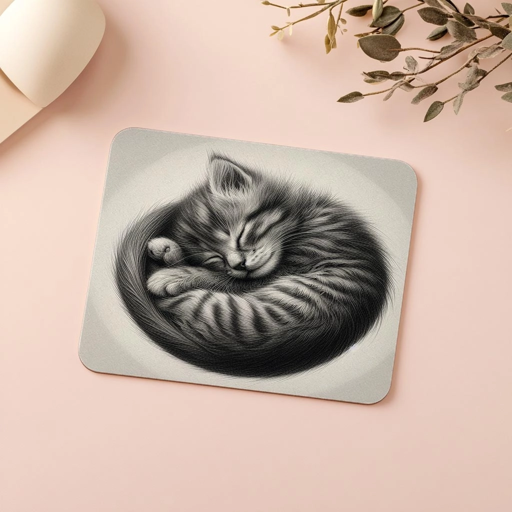 Kıvrılmış%20Kedi%20Portresi%20Mousepad%20-%2019x23%20cm%202%20mm%20Dikdörtgen%20İthal%20Baskılı%20Mouse%20Pad
