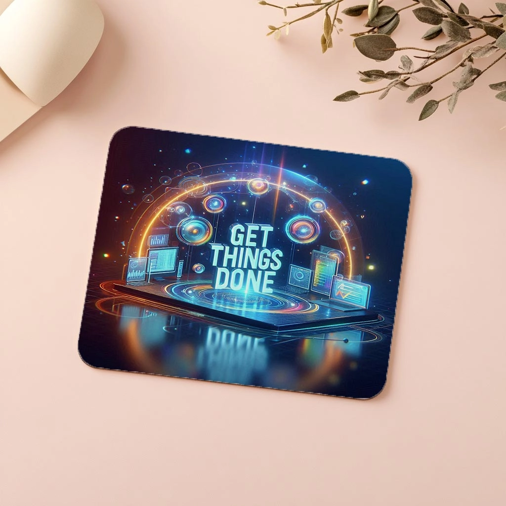 Get%20Things%20Done%20Temalı%20Enerjik%20Mousepad%20-%2019x23%20cm%202%20mm%20Dikdörtgen%20İthal%20Baskılı%20Mouse%20Pad