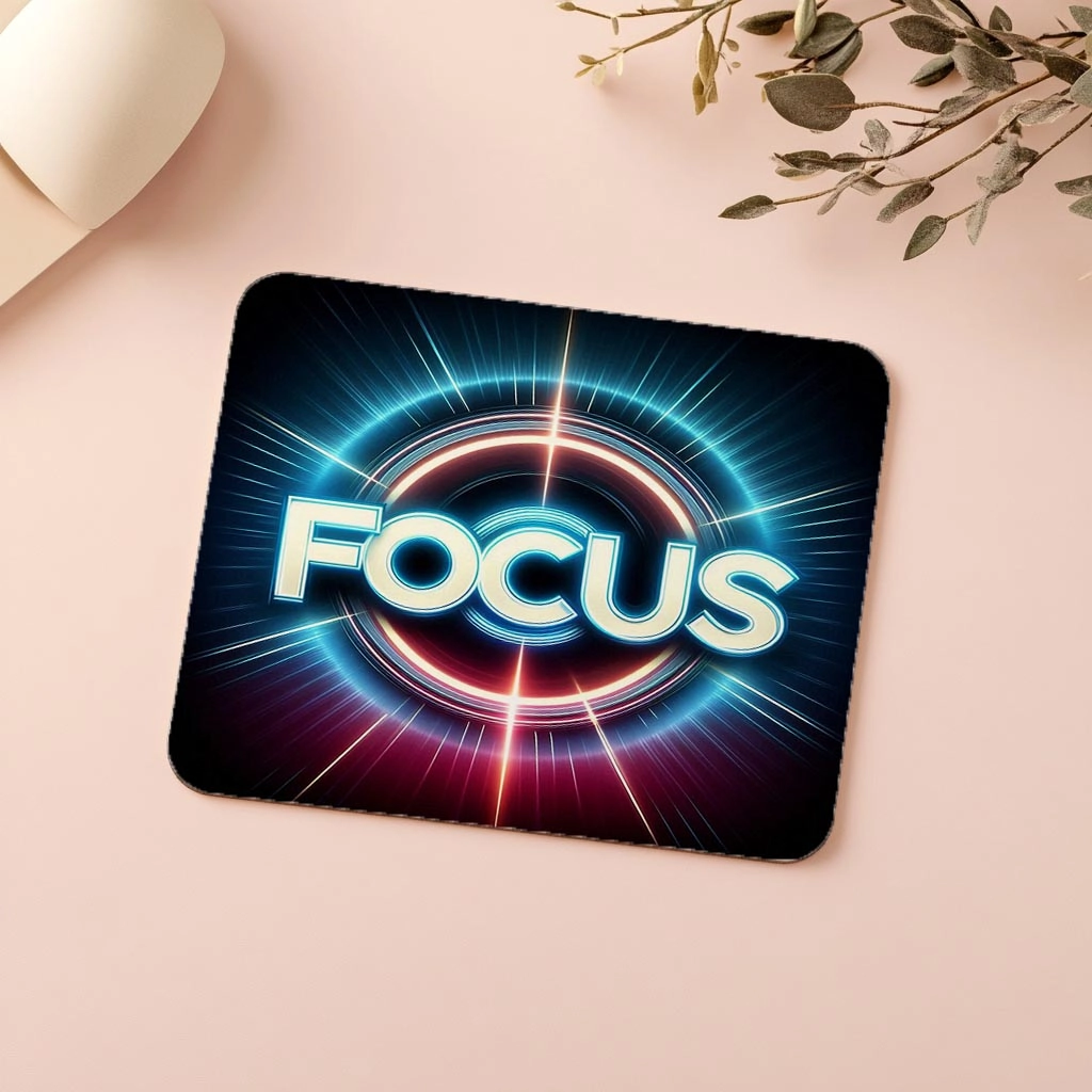 Odaklan%20Sloganlı%20Işıklı%20Mouse%20Pad%20Tasarımı%20-%2019x23%20cm%202%20mm%20Dikdörtgen%20İthal%20Baskılı%20Mouse%20Pad