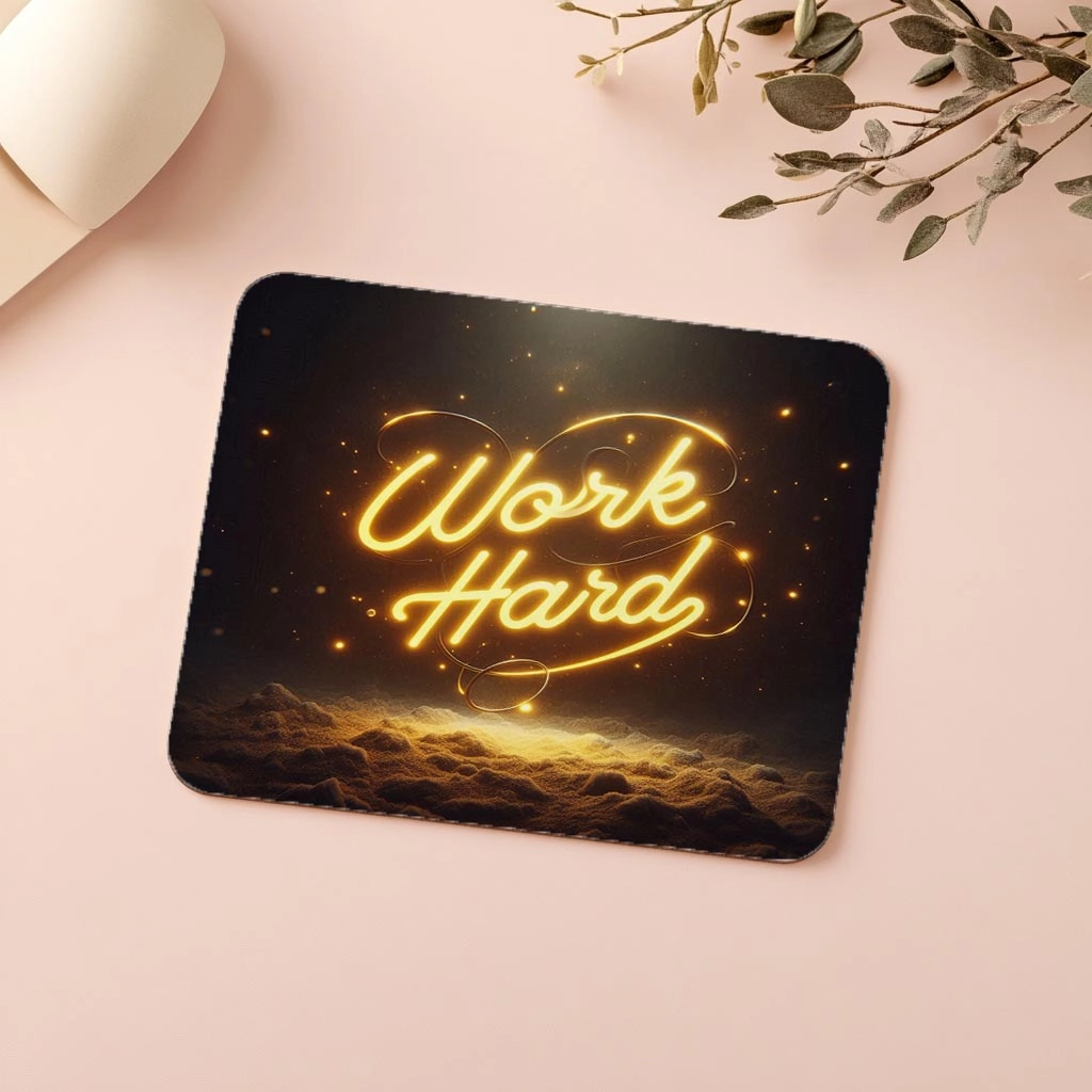 Çalışkanlık%20Temalı%20Neon%20Yazı%20Mousepad%20-%2019x23%20cm%202%20mm%20Dikdörtgen%20İthal%20Baskılı%20Mouse%20Pad
