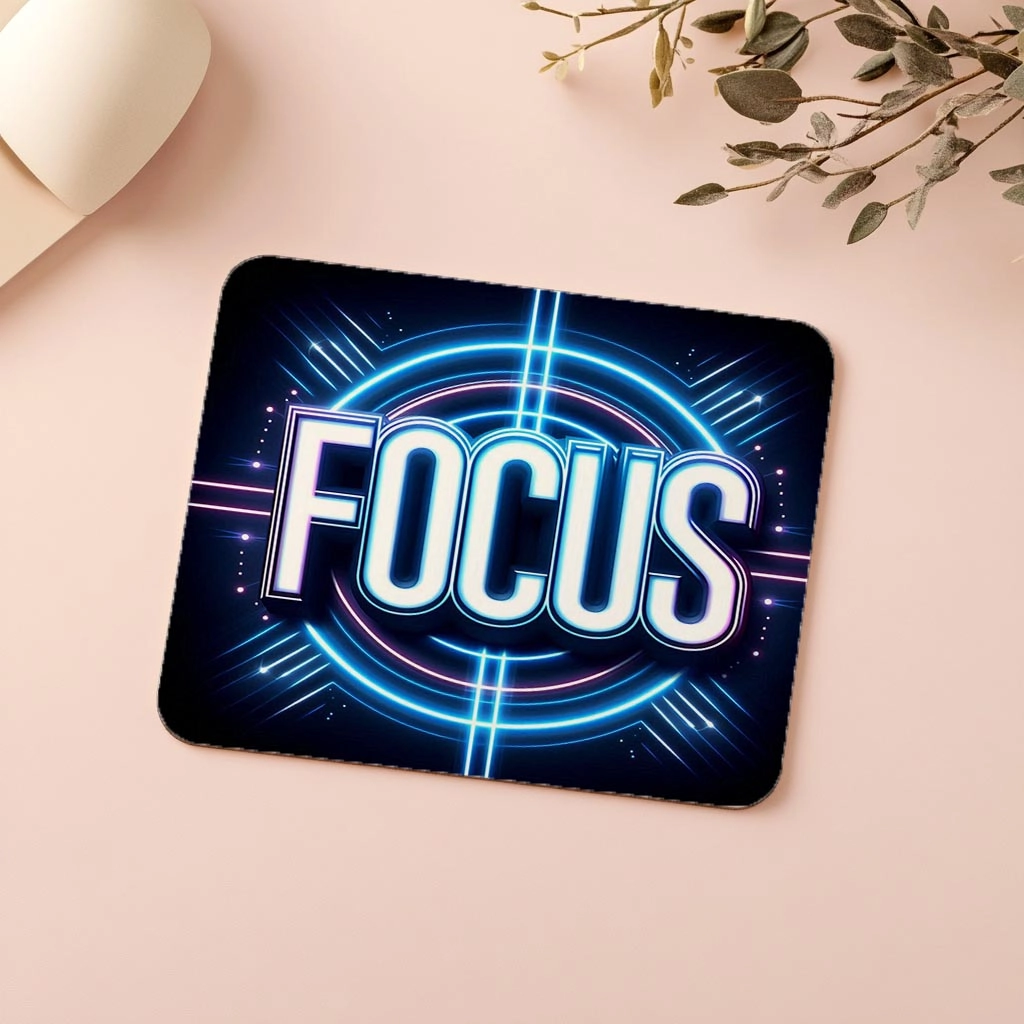 Focus%20Yazılı%20Beyaz%20Neon%20Mousepad%20-%2019x23%20cm%202%20mm%20Dikdörtgen%20İthal%20Baskılı%20Mouse%20Pad
