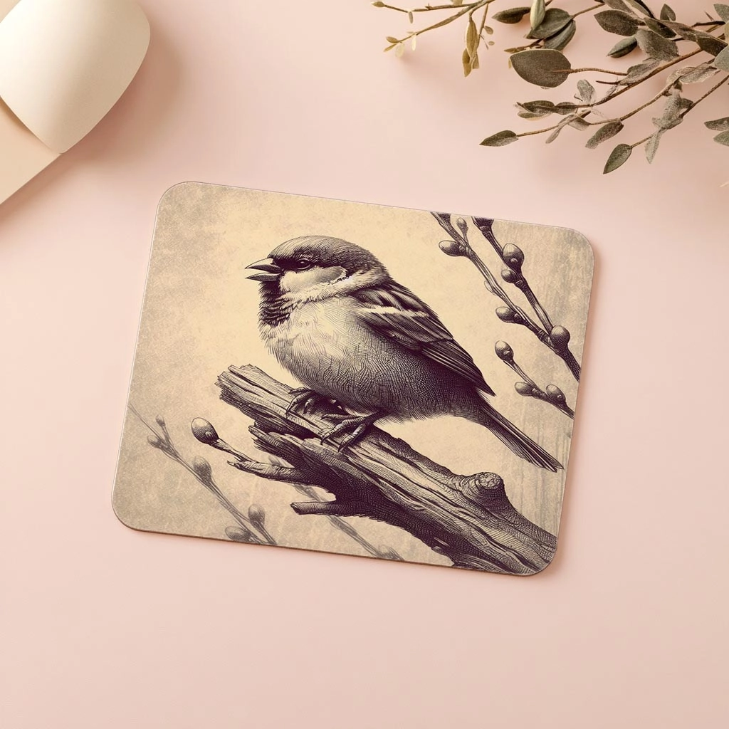 Karakalem%20Kuş%20Mousepad%20–%20Vintage%20Doku%20-%2019x23%20cm%202%20mm%20Dikdörtgen%20İthal%20Baskılı%20Mouse%20Pad