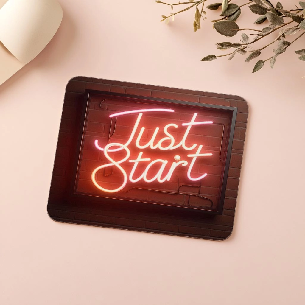 Just%20Start%20Neon%20Yazılı%20Tuğla%20Duvarlı%20Mousepad%20-%2019x23%20cm%202%20mm%20Dikdörtgen%20İthal%20Baskılı%20Mouse%20Pad