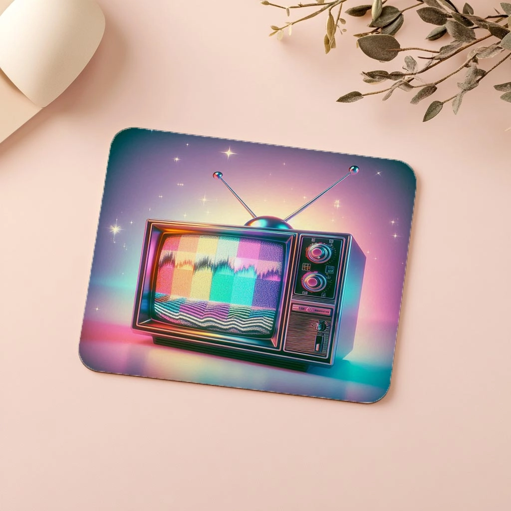 Statik%20Ekranlı%20Neon%20Renkli%20TV%20Mousepad%20-%2019x23%20cm%202%20mm%20Dikdörtgen%20İthal%20Baskılı%20Mouse%20Pad