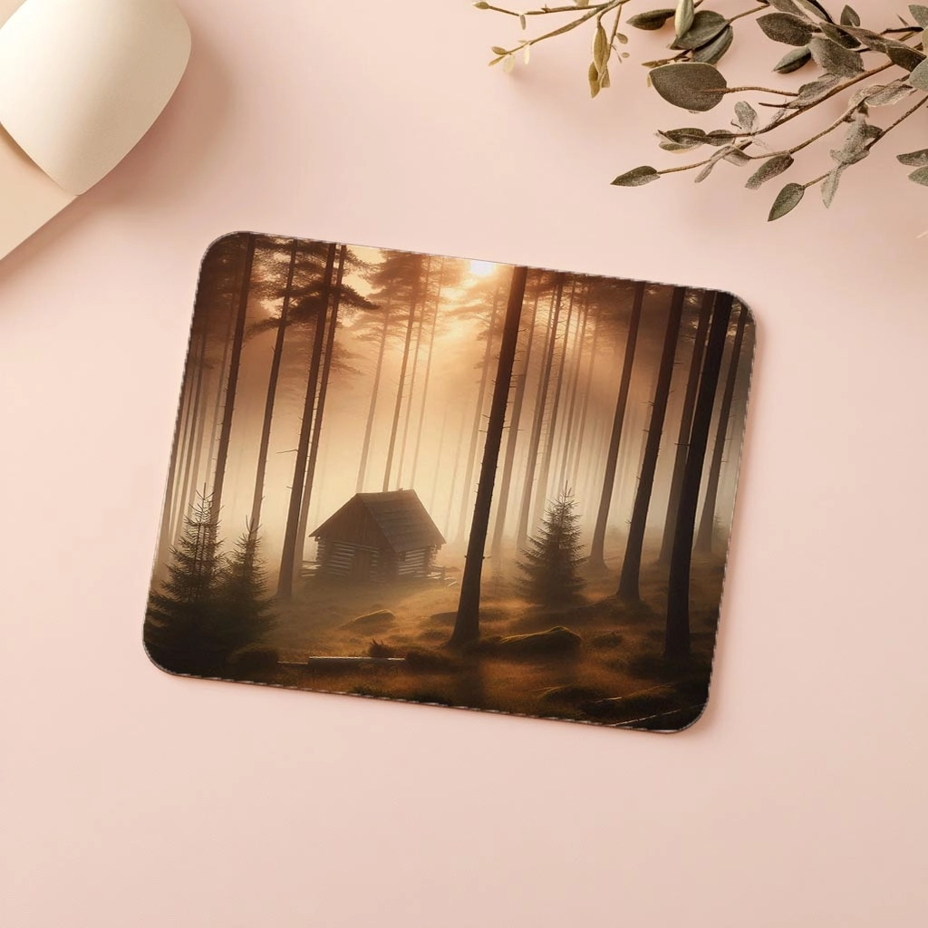 Ahşap%20Evli%20Sessiz%20Orman%20Mousepad%20-%2019x23%20cm%202%20mm%20Dikdörtgen%20İthal%20Baskılı%20Mouse%20Pad