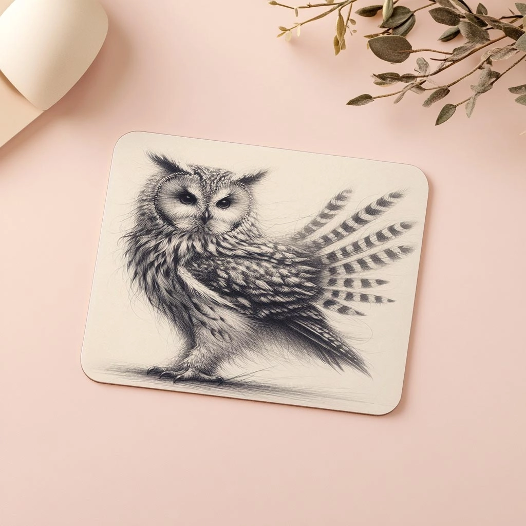Baykuş%20Figürlü%20Karakalem%20Mousepad%20–%20Doğal%20Doku%20-%2019x23%20cm%202%20mm%20Dikdörtgen%20İthal%20Baskılı%20Mouse%20Pad