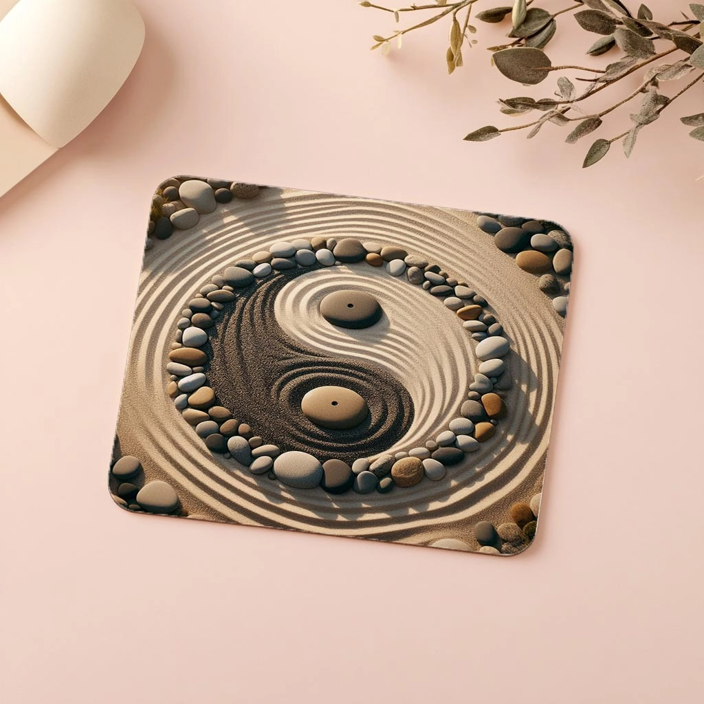 Yin%20Yang%20Zen%20Bahçesi%20Mousepad%20Tasarımı%20-%2019x23%20cm%202%20mm%20Dikdörtgen%20İthal%20Baskılı%20Mouse%20Pad