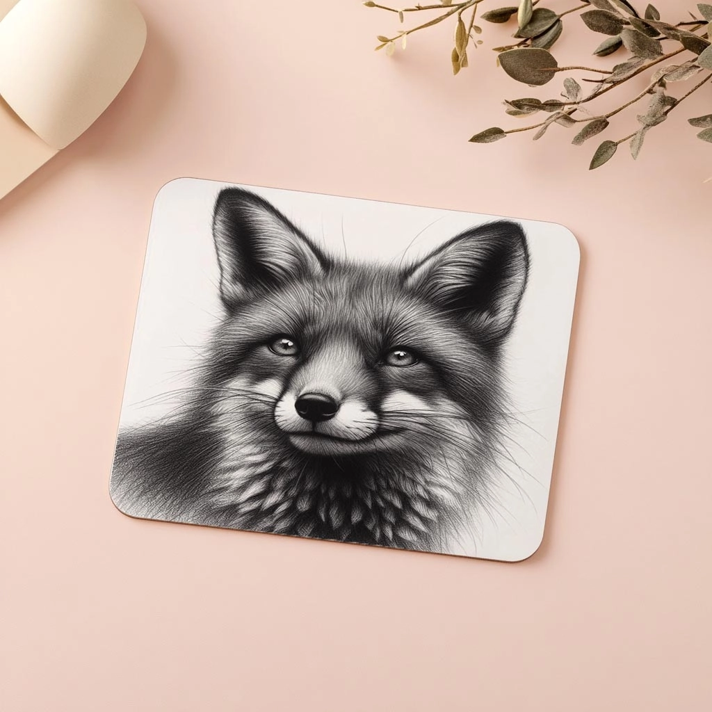 Grafit%20Tarzda%20Bakışları%20Derin%20Tilki%20Mouse%20Pad%20-%2019x23%20cm%202%20mm%20Dikdörtgen%20İthal%20Baskılı%20Mouse%20Pad