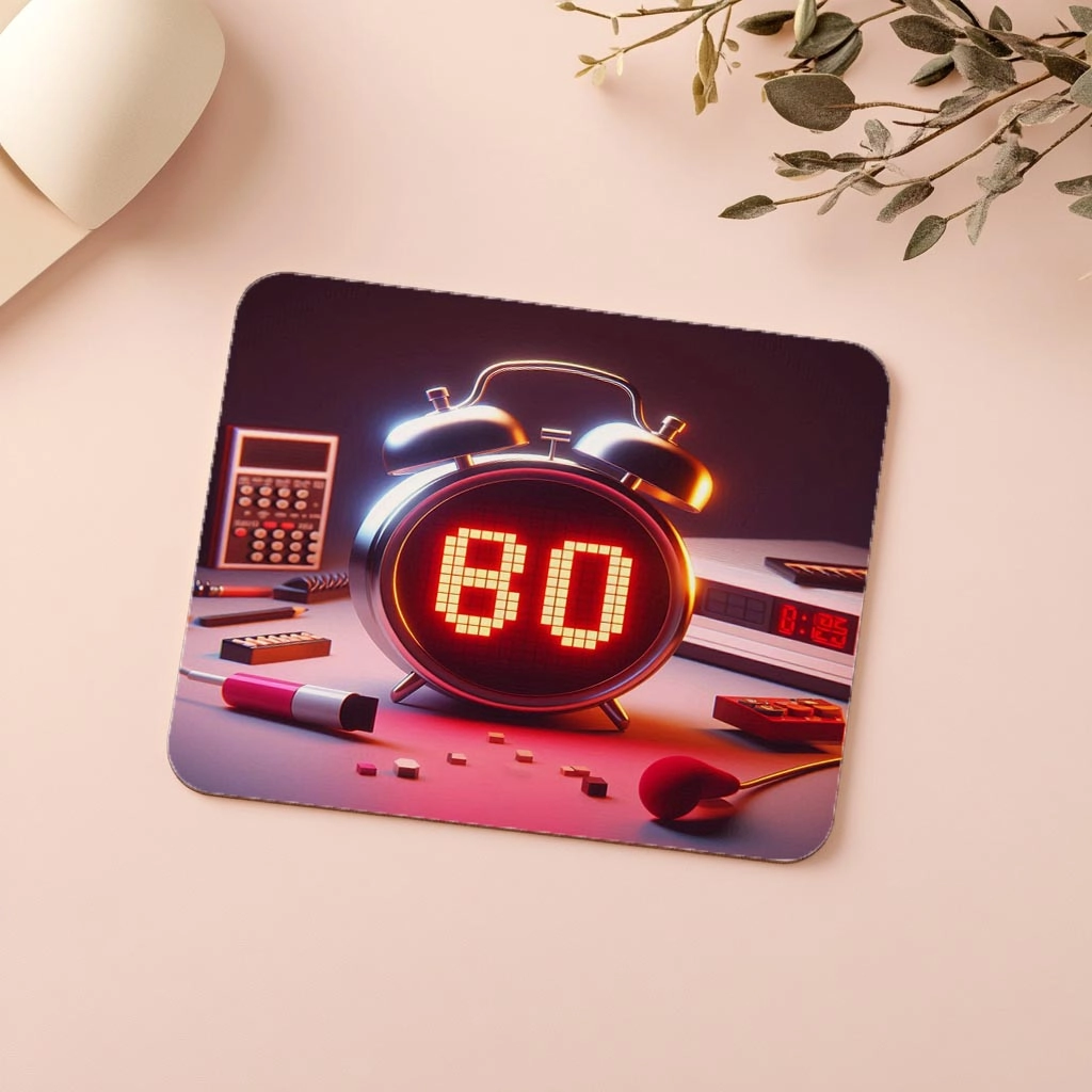0800%20Gösteren%20Retro%20Dijital%20Saat%20Mouse%20Pad%20-%2019x23%20cm%202%20mm%20Dikdörtgen%20İthal%20Baskılı%20Mouse%20Pad