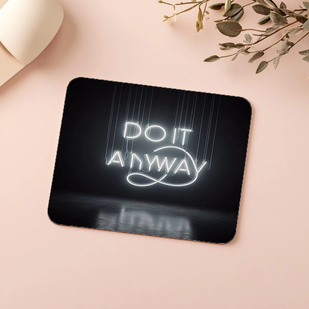 Kararlı%20Adım%20Temalı%20Neon%20Mouse%20Pad%20-%2019x23%20cm%202%20mm%20Dikdörtgen%20İthal%20Baskılı%20Mouse%20Pad