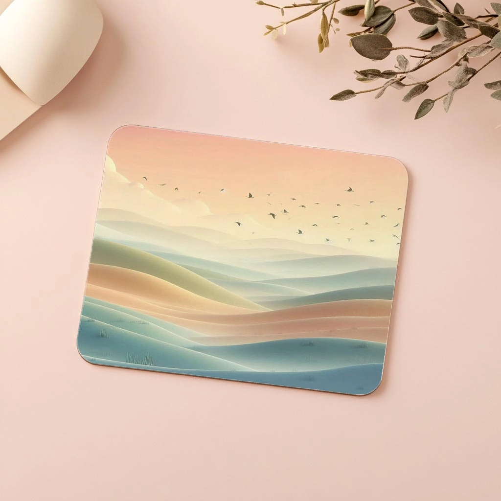 Yumuşak%20Renkli%20Minimal%20Doğa%20Mousepad%20-%2019x23%20cm%202%20mm%20Dikdörtgen%20İthal%20Baskılı%20Mouse%20Pad
