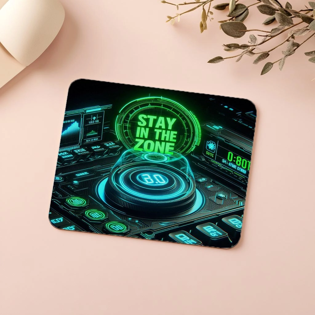 Neon%20Hologramlı%20Stay%20in%20the%20Zone%20Mouse%20Pad%20-%2019x23%20cm%202%20mm%20Dikdörtgen%20İthal%20Baskılı%20Mouse%20Pad