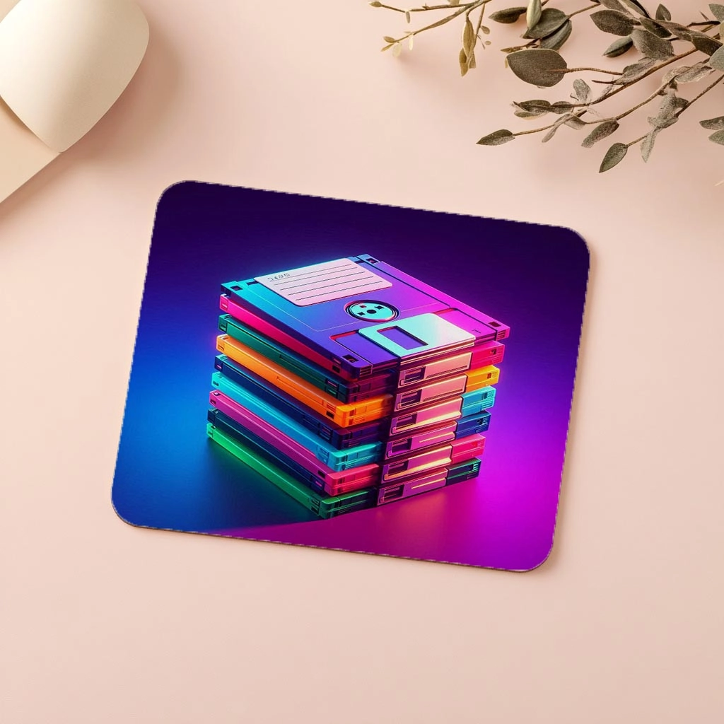 Havada%20Yüzen%20Floppy%20Disk%20Mousepad%20-%2019x23%20cm%202%20mm%20Dikdörtgen%20İthal%20Baskılı%20Mouse%20Pad