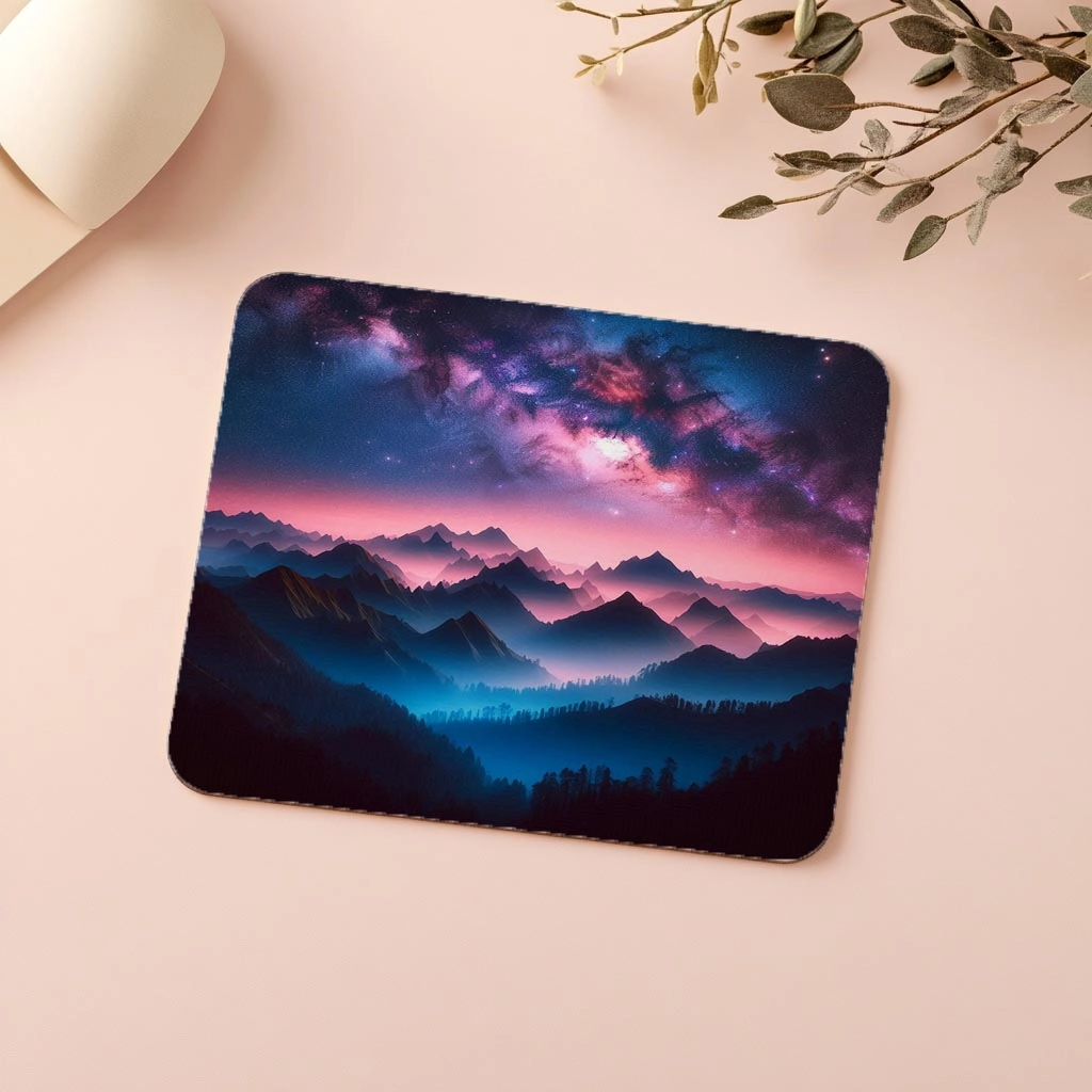 Yıldızlı%20Gökyüzü%20ve%20Dağlar%20Mousepad%20-%2019x23%20cm%202%20mm%20Dikdörtgen%20İthal%20Baskılı%20Mouse%20Pad