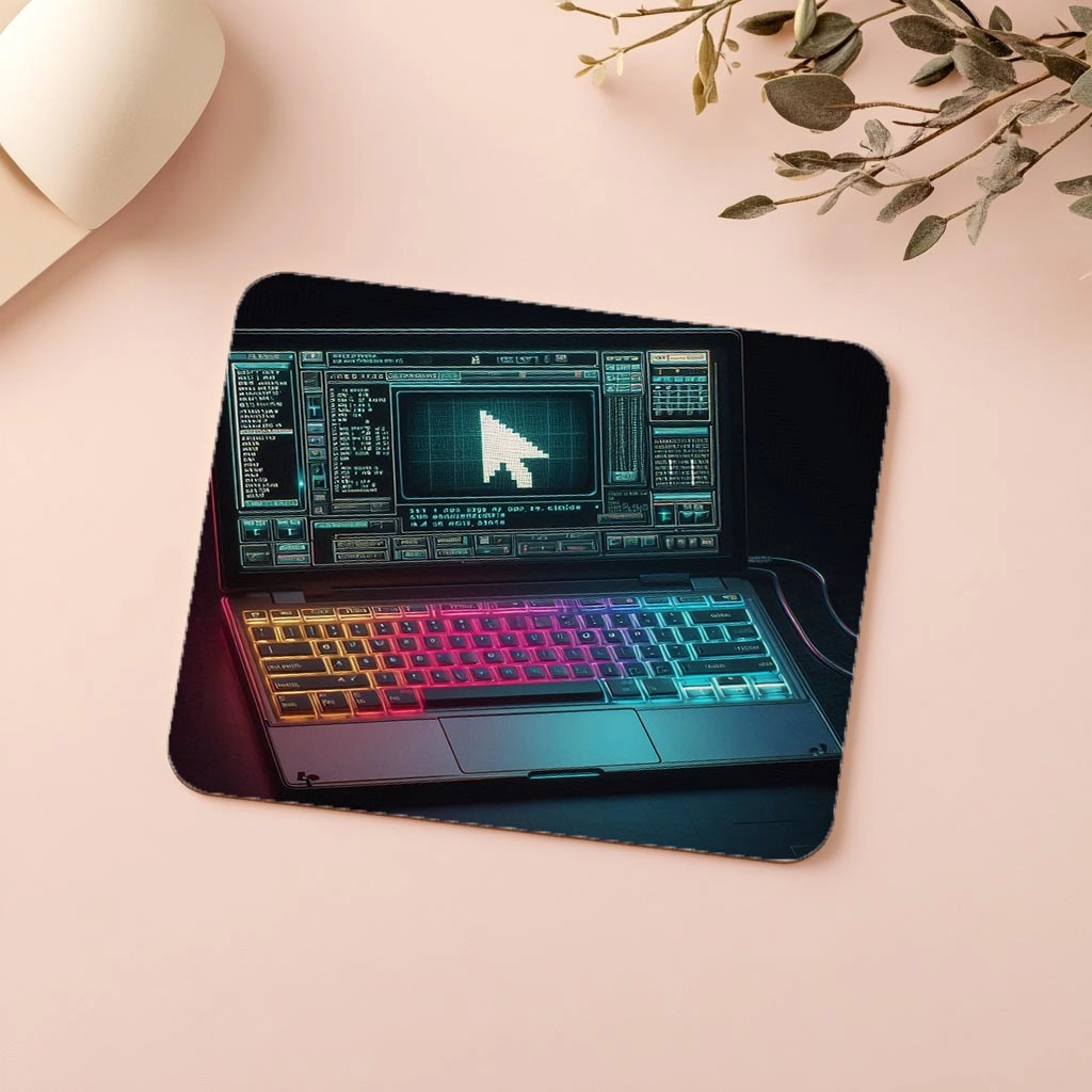 Retro-Fütüristik%20Dizüstü%20Bilgisayar%20Mouse%20Pad%20-%2019x23%20cm%202%20mm%20Dikdörtgen%20İthal%20Baskılı%20Mouse%20Pad