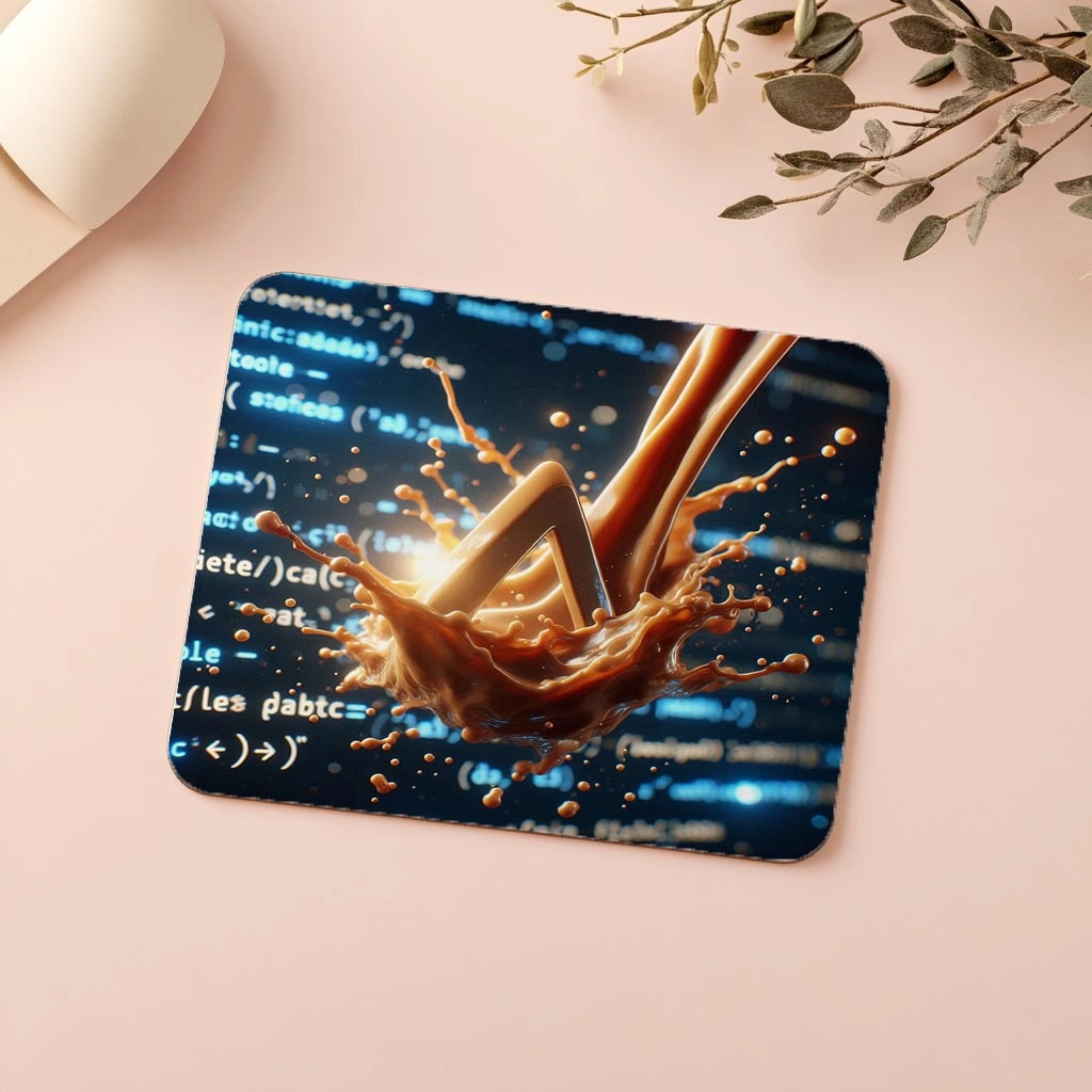 Dinamik%20Kod%20+%20Kahve%20Etkileşimli%20Mouse%20Pad%20-%2019x23%20cm%202%20mm%20Dikdörtgen%20İthal%20Baskılı%20Mouse%20Pad