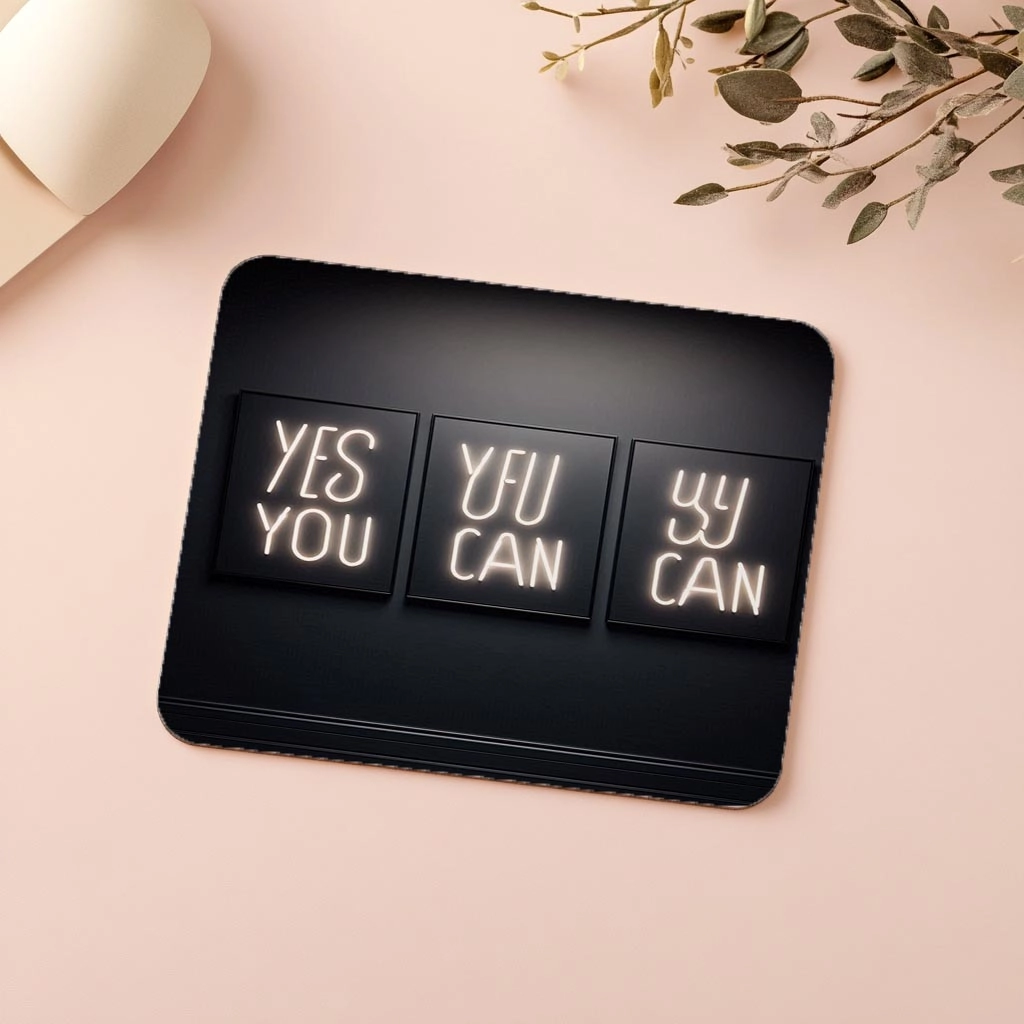 Beyaz%20Neon%20Motivasyon%20Mousepad%20Tasarımı%20-%2019x23%20cm%202%20mm%20Dikdörtgen%20İthal%20Baskılı%20Mouse%20Pad