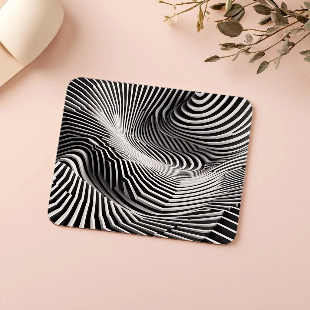 Siyah%20Beyaz%20Zigzaglı%20Geometrik%20Mousepad%20-%2019x23%20cm%202%20mm%20Dikdörtgen%20İthal%20Baskılı%20Mouse%20Pad