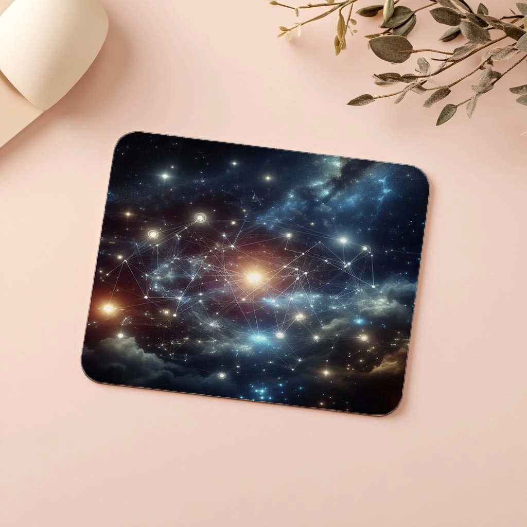 Noktasal%20Bağlantılı%20Takımyıldız%20Mouse%20Pad%20-%2019x23%20cm%202%20mm%20Dikdörtgen%20İthal%20Baskılı%20Mouse%20Pad