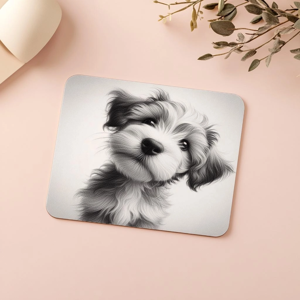 Baş%20Eğmiş%20Sevimli%20Yavru%20Köpek%20Mousepad%20-%2019x23%20cm%202%20mm%20Dikdörtgen%20İthal%20Baskılı%20Mouse%20Pad