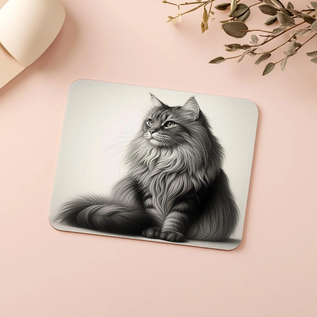 Upright%20Pozda%20Uzun%20Tüylü%20Kedi%20Mousepad%20-%2019x23%20cm%202%20mm%20Dikdörtgen%20İthal%20Baskılı%20Mouse%20Pad