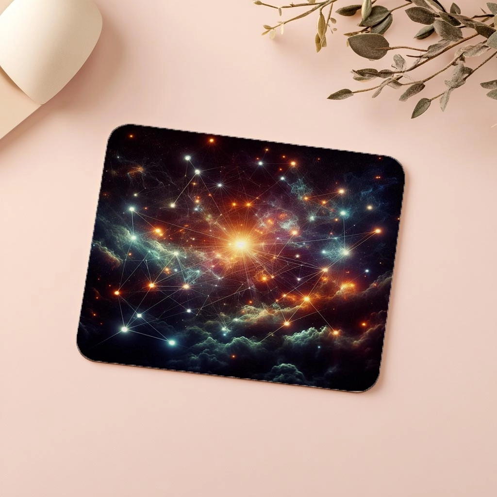Siyah%20Fon%20Üzerine%20Parlayan%20Yıldızlar%20Mousepad%20-%2019x23%20cm%202%20mm%20Dikdörtgen%20İthal%20Baskılı%20Mouse%20Pad