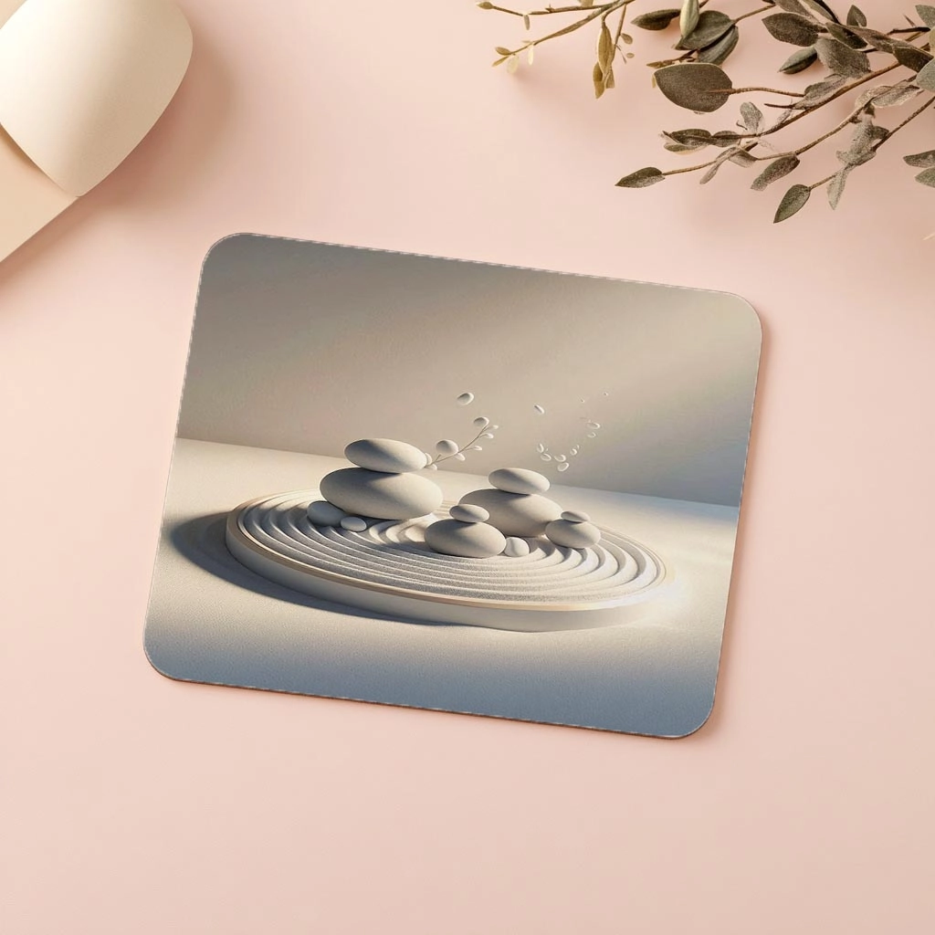 Minimal%20Zen%20Garden%20Temalı%20Mousepad%20-%2019x23%20cm%202%20mm%20Dikdörtgen%20İthal%20Baskılı%20Mouse%20Pad