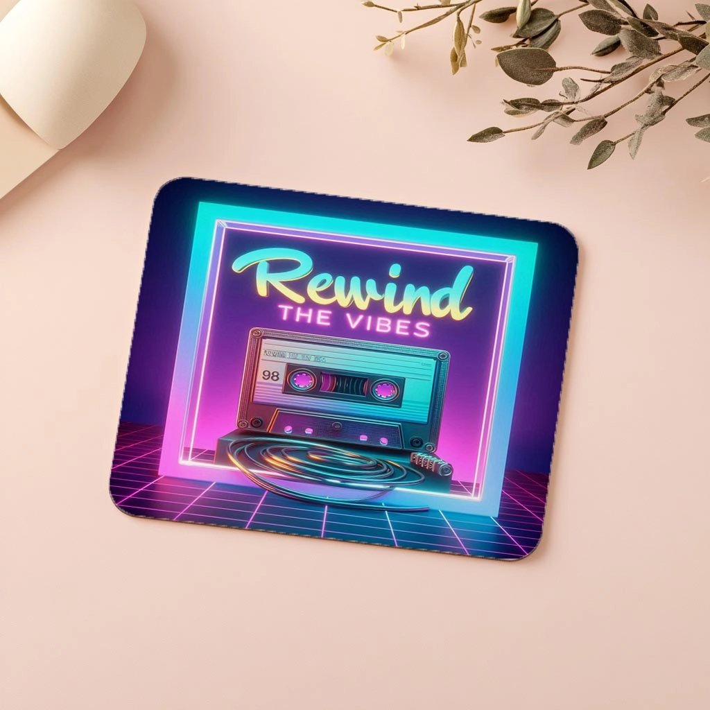 Rewind%20the%20Vibes%20Yazılı%20Renkli%20Mouse%20Pad%20-%2019x23%20cm%202%20mm%20Dikdörtgen%20İthal%20Baskılı%20Mouse%20Pad