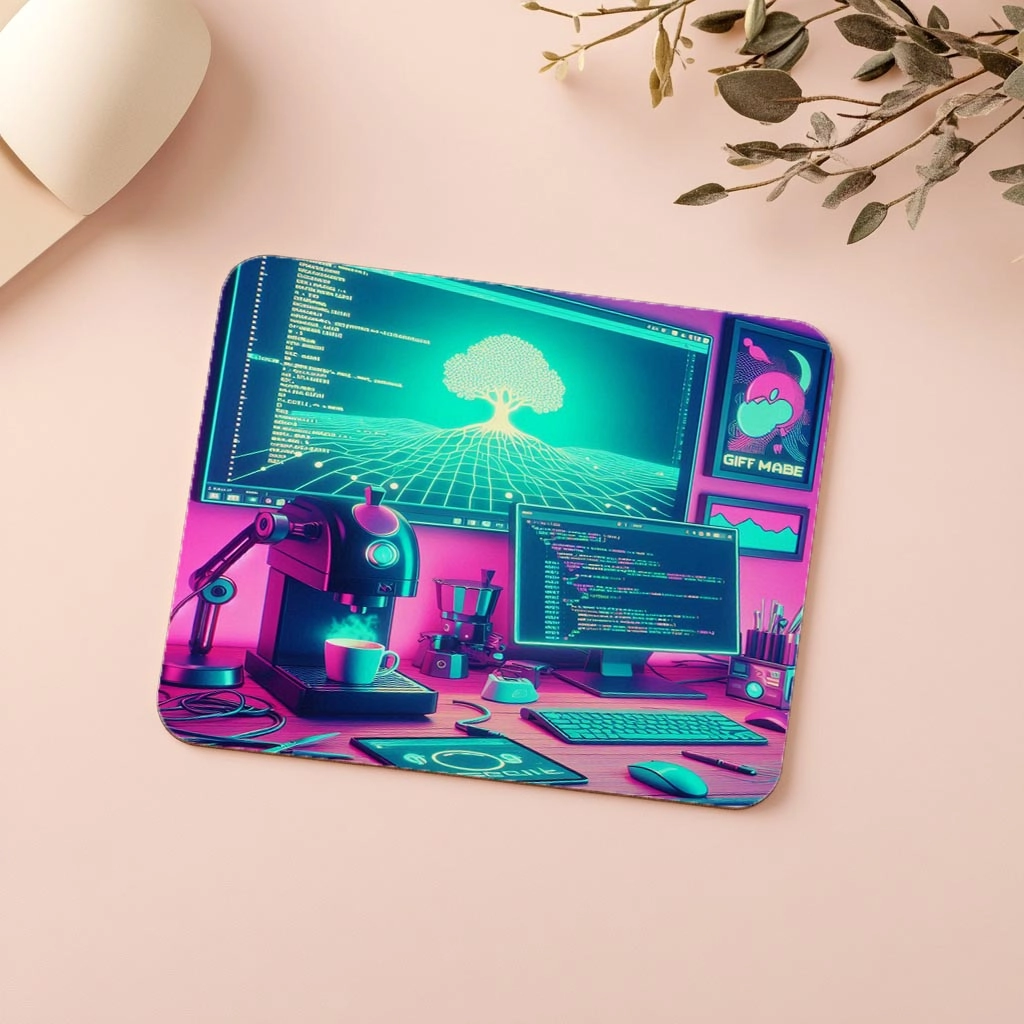 Neon%20Renkli%20Kodlama%20Ortamı%20&%20Kahve%20Mousepad%20-%2019x23%20cm%202%20mm%20Dikdörtgen%20İthal%20Baskılı%20Mouse%20Pad