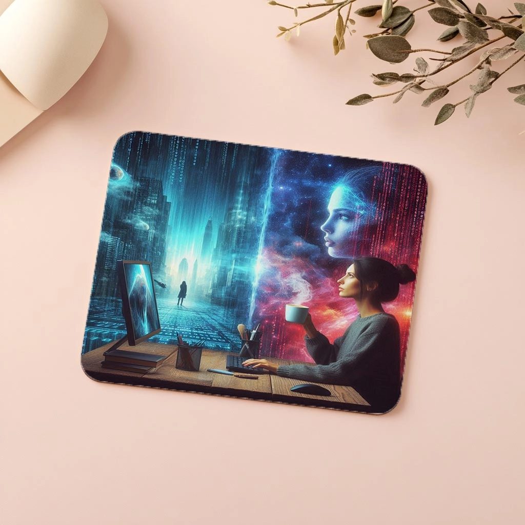Yarı%20Kod%20Yarı%20Kahve%20Sahnesi%20Mouse%20Pad%20-%2019x23%20cm%202%20mm%20Dikdörtgen%20İthal%20Baskılı%20Mouse%20Pad